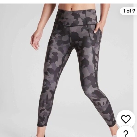NWT Athleta Petite Lightning Camo 7/8 Tight Sz LP - Picture 10 of 11